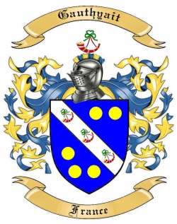 Gauthyait Family Crest from France2