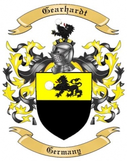 Gearhardt Family Crest from Germany