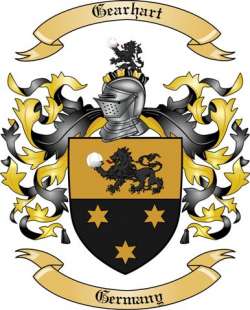 Gearhart Family Crest from Germany