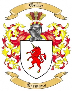 Gelin Family Crest from Germany