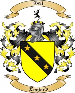 Gell Family Crest from England