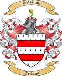 Gelsinon Family Crest from Ireland