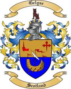 Gelyse Family Crest from Scotland