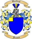 Gendrot Family Crest from France