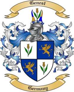 Genest Family Crest from Germany