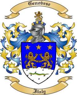 Genovese Family Crest from Italy