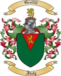 Gentili Family Crest from Italy