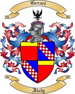 Geraci Family Crest from Italy