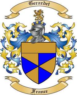 Gerardet Family Crest from France2