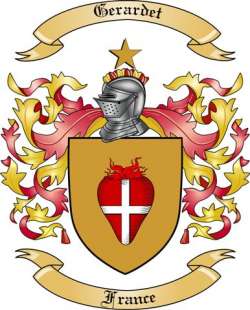 Gerardet Family Crest from France3