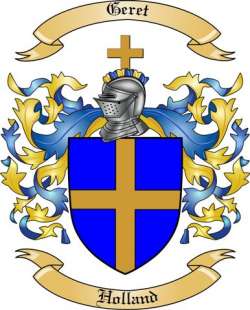 Geret Family Crest from Holland