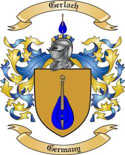 Gerlach Family Crest from Germany