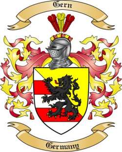 Gern Family Crest from Germany