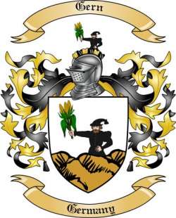 Gern Family Crest from Germany2