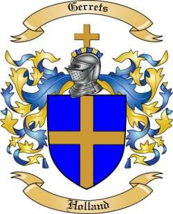 Gerrets Family Crest from Holland