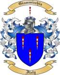 Giammicchia Family Crest from Italy
