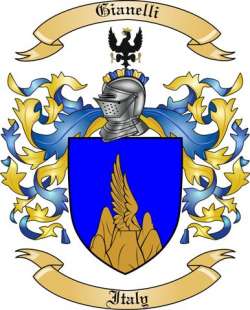 Gianelli Family Crest from Italy2