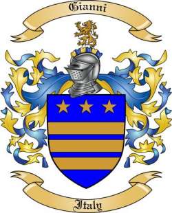 Gianni Family Crest from Italy3