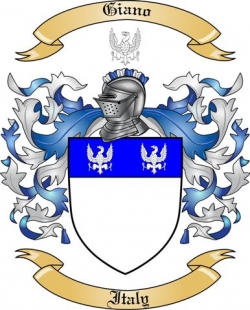 Giano Family Crest from Italy2