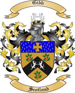 Gibb Family Crest from Scotland