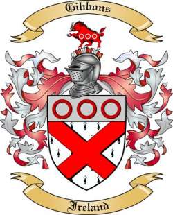 Gibbons Family Crest from Ireland