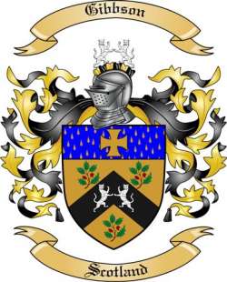 Gibbson Family Crest from Scotland2