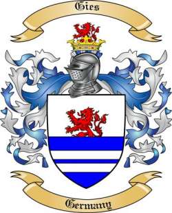Gies Family Crest from Germany