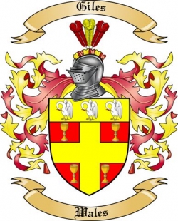 Giles Family Crest from Wales