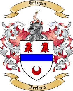Giligan Family Crest from Ireland