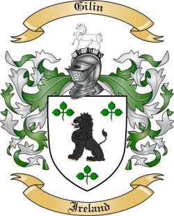Gilin Family Crest from Ireland