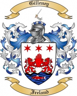 Gilleney Family Crest from Ireland
