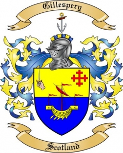 Gillespery Family Crest from Scotland