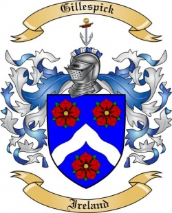Gillespick Family Crest from Ireland