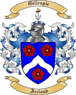 Gillespie Family Crest from Ireland