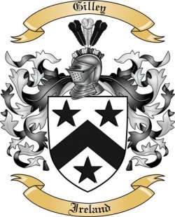 Gilley Family Crest from Ireland