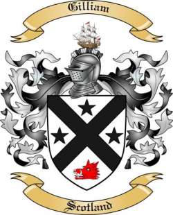 Gilliam Family Crest from Scotland