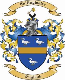 Gillingwater Family Crest from England