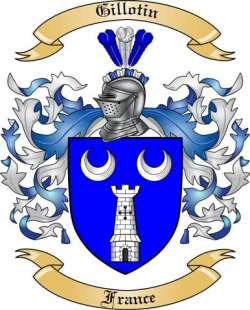 Gillotin Family Crest from France