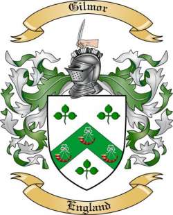 Gilmor Family Crest from England