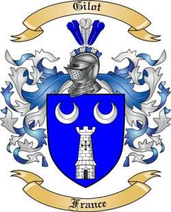 Gilot Family Crest from France