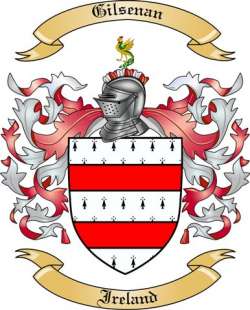 Gilsenan Family Crest from Ireland