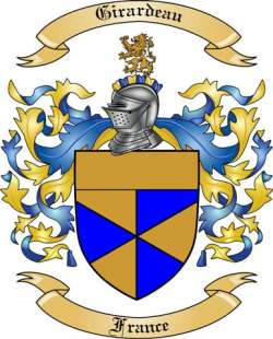 Girardeau Family Crest from France2