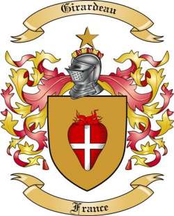 Girardeau Family Crest from France3