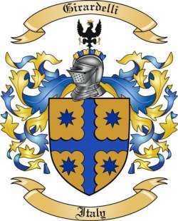 Girardelli Family Crest from Italy