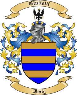 Giuliotti Family Crest from Italy