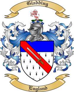 Gladding Family Crest from England