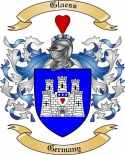 Glaess Family Crest from Germany