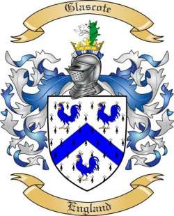Glascote Family Crest from England