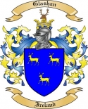 Glashan Family Crest from Ireland