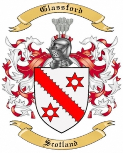 Glassford Family Crest from Scotland